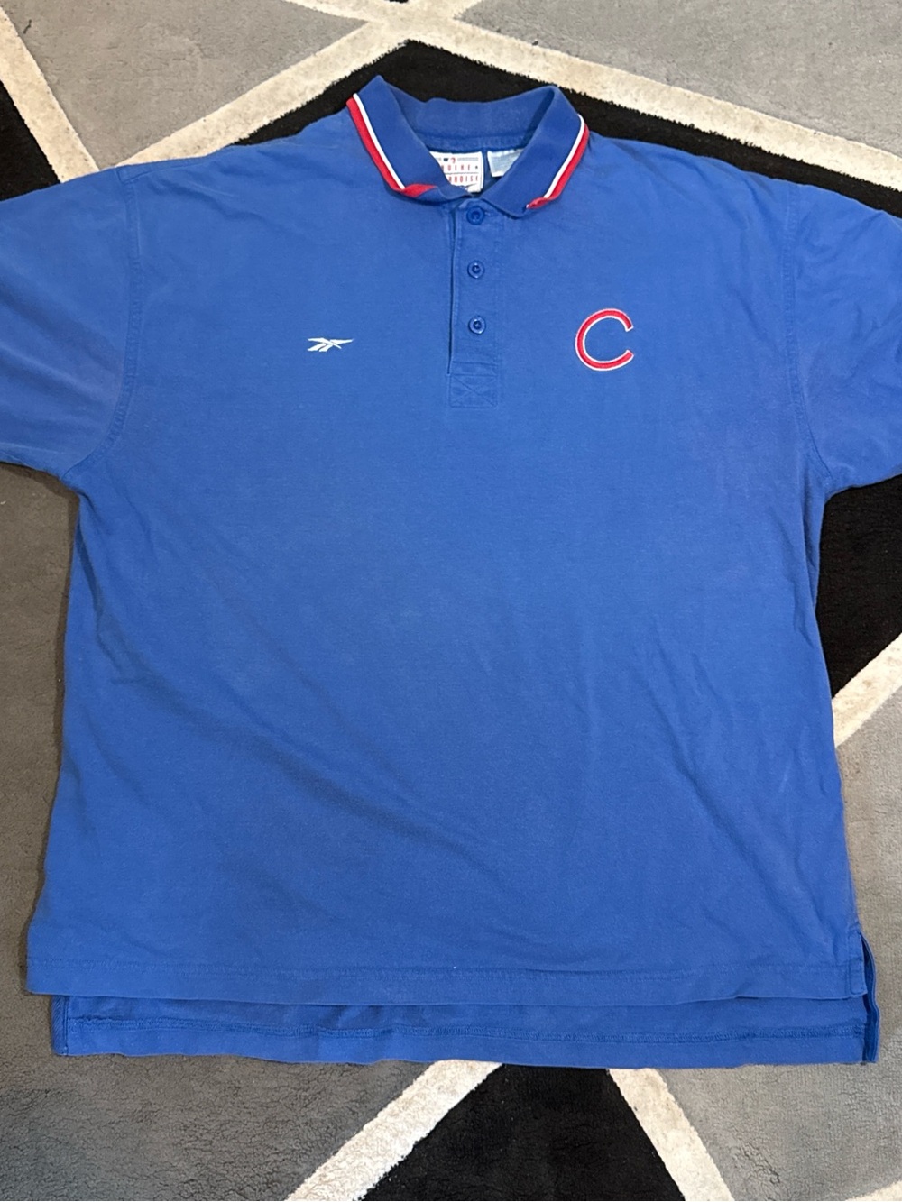 Chicago Cubs vintage Reebok blue polo shirt